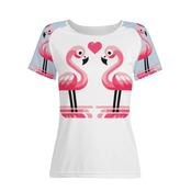 Women's All-Over Print T shirt Heart 4511