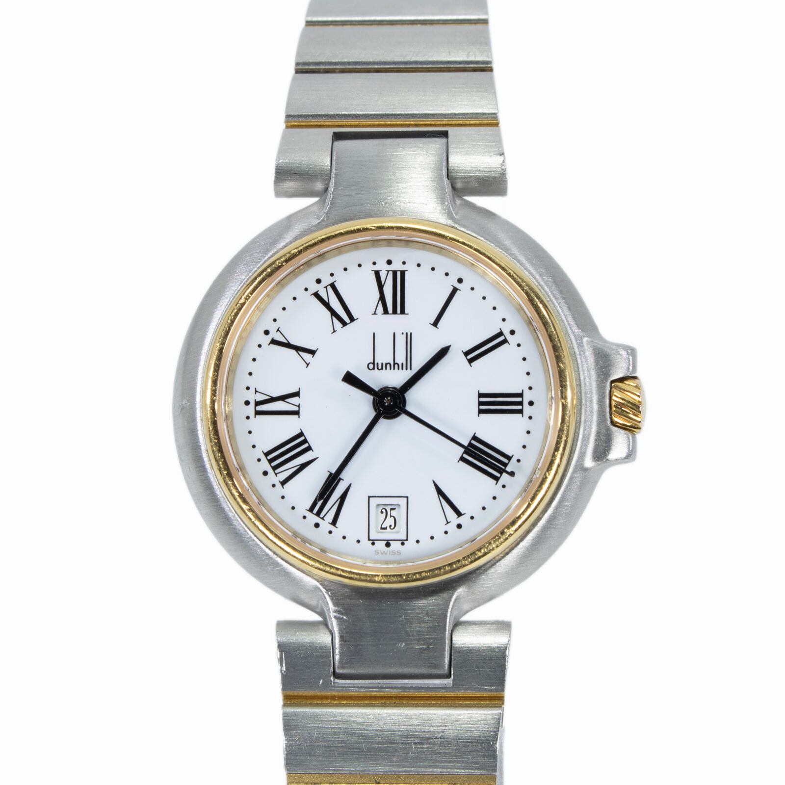 送料無料 ダンヒル 腕時計 レディース ミレニアム 白 シルバー