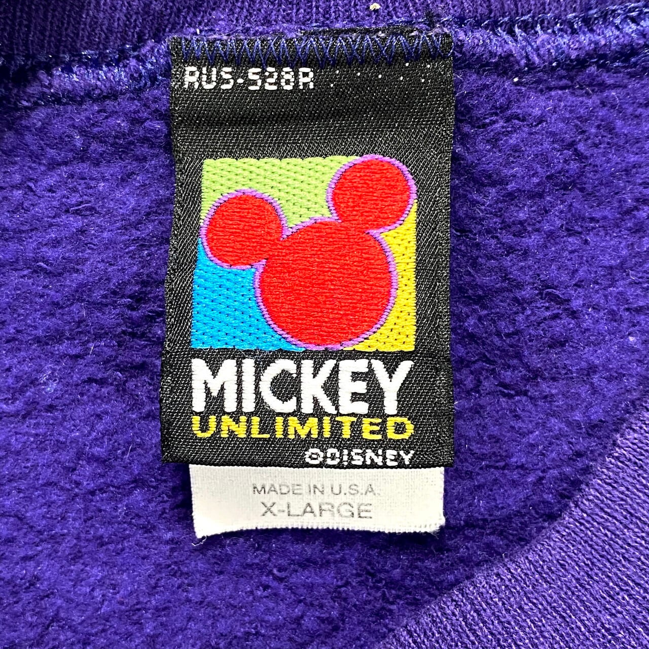 90年代 ディズニー ミッキーマウス キャラクター スウェットシャツ XL ...