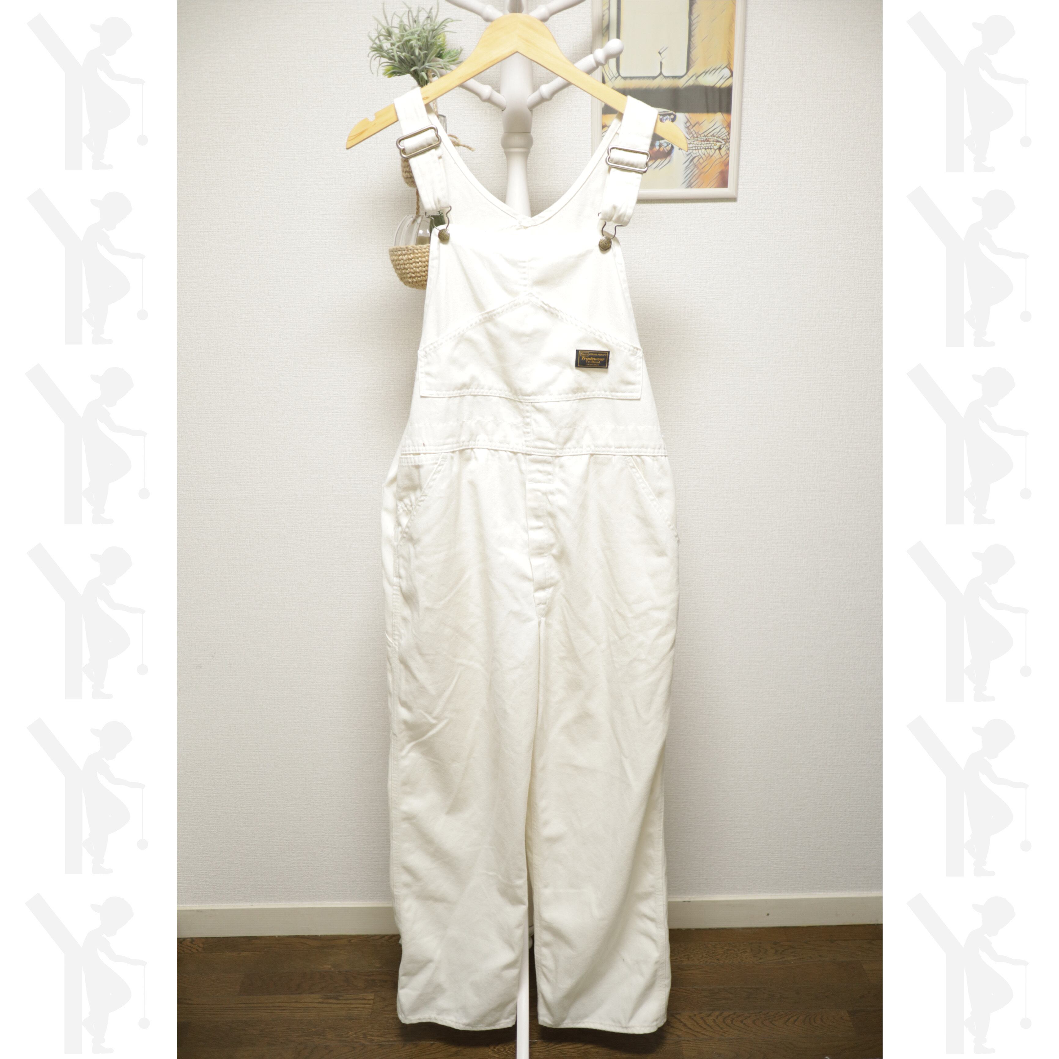 Sears ホワイトオーバーオール SEARS Overall White | 古着取扱店YoYew（ヨーヨー）