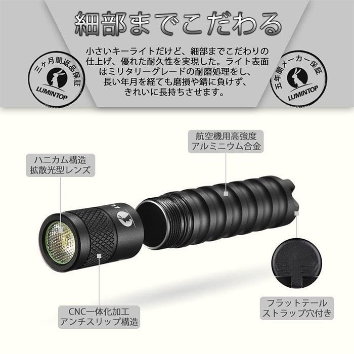 LUMINTOP MooN1.0X 10000ルーメン 懐中電灯 懐中電灯 10000ルーメンの