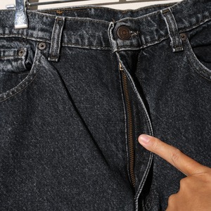 極美品 34×32 550-4858 91年 先染め ブルーブラック Levi’s デニムパンツ リーバイス