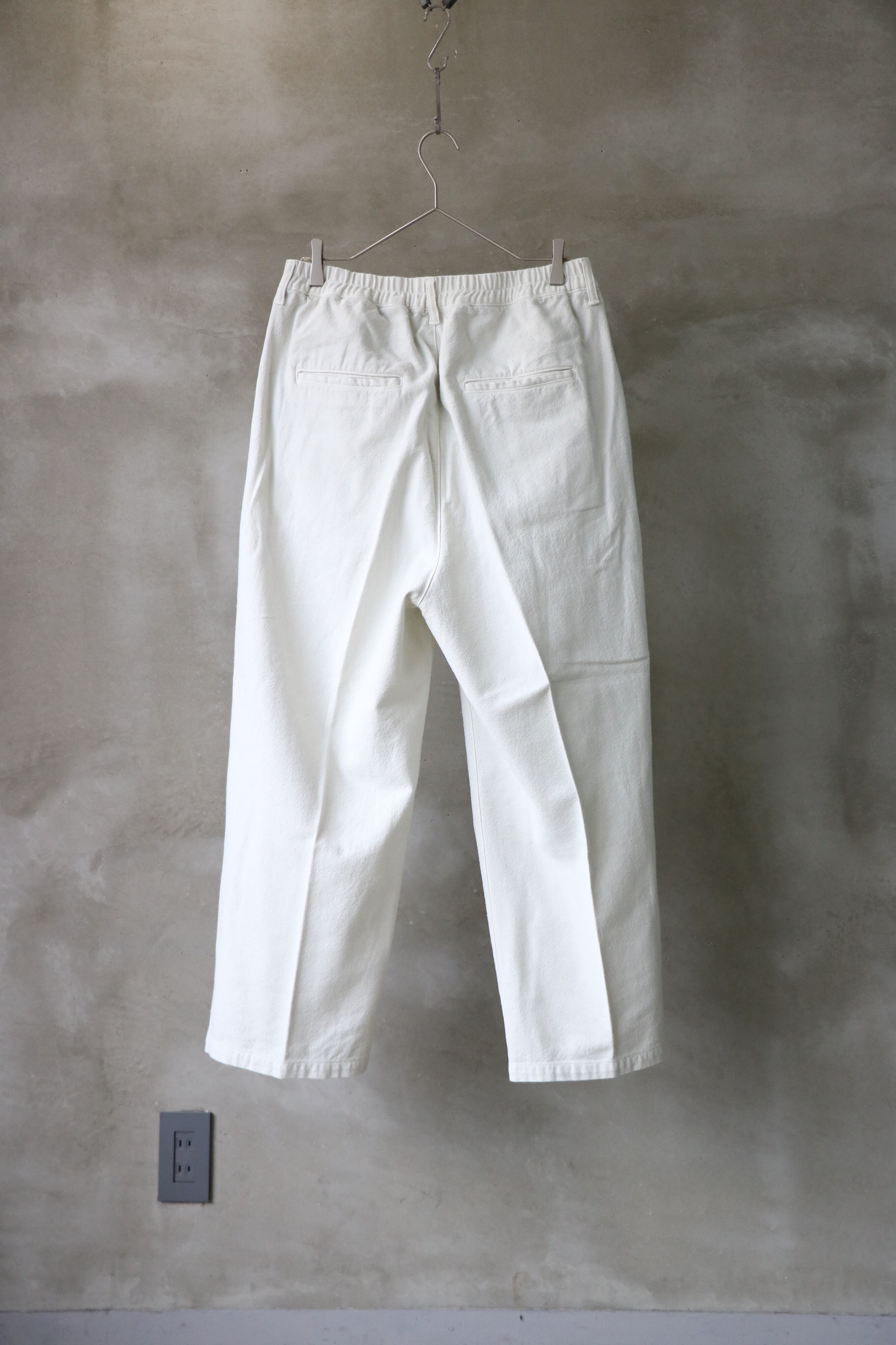 Ancellm / C/S TUCK EASY SLACKS / ANC-PT60 / アンセルム コットン 
