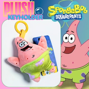 【 SpongeBob SquarePants ( スポンジボブスクエアパンツ ) 】パトリック ぬいぐるみキーホルダー / プラッシュキーホルダー / マスコット〚アメリカン雑貨 アメトイ〛