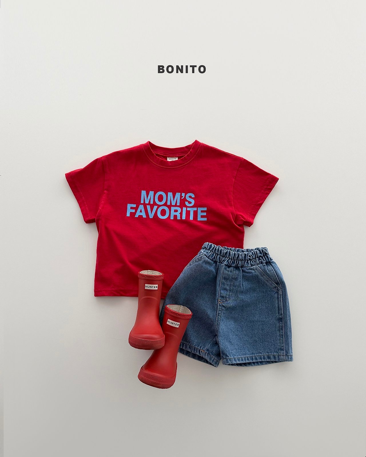 [BONITO] 5-part Denim Pants / [보니토] 5부데님팬츠
