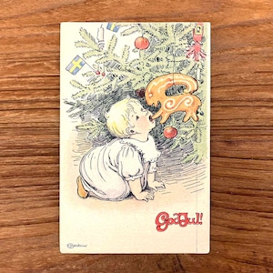 クリスマスカード「Elsa Beskow（エルサ・ベスコフ）」《221216-05》