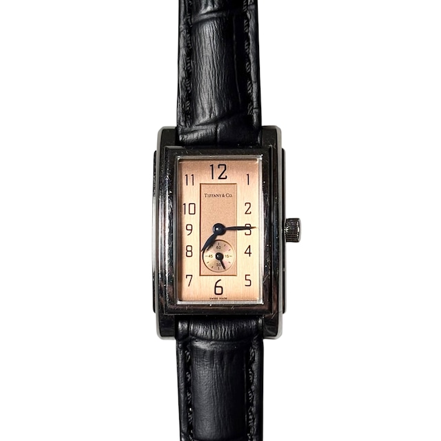 vintage TIFFANY quartz watch “Grand Rectangular”
