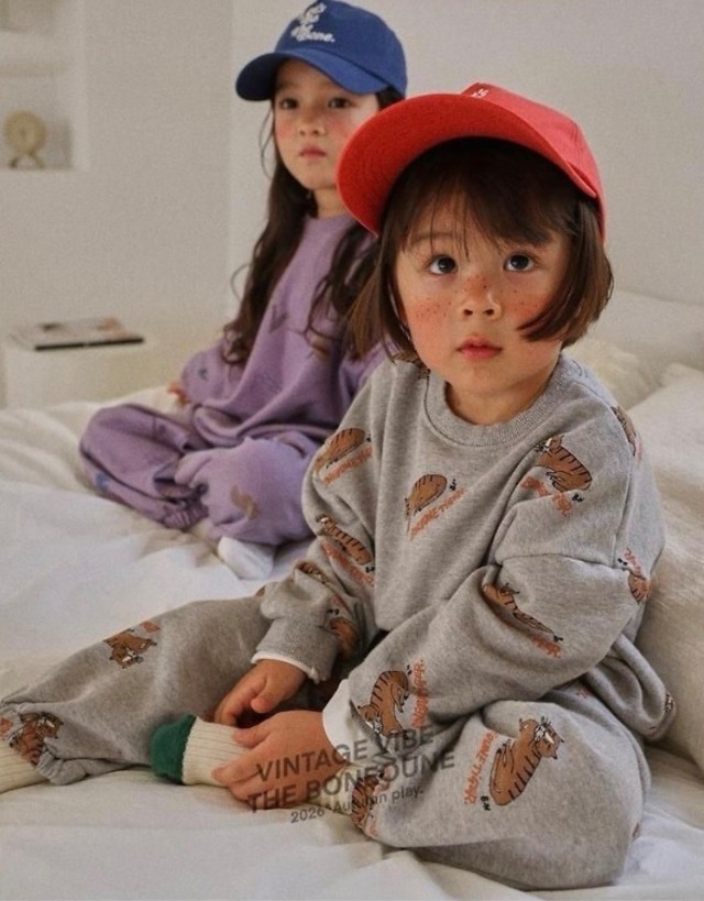 〚予約〛Tiger front jogging pants <kids><Jr><mom>