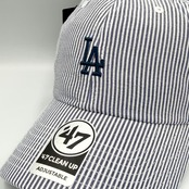 '47 CLEAN UP / クリーン ナップ ロサンゼルス･ドジャース  / Los Angeles Dodgers シアサッカー Navy