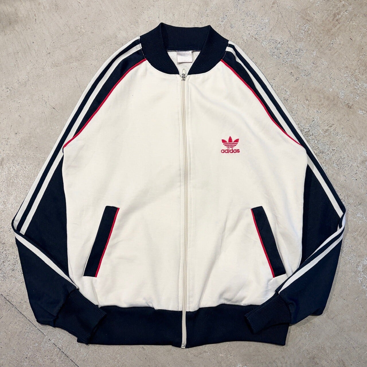 トップス 80s 90s old adidas atp track jacket navy 1980-90s adidas TRACK JACKET ATP TYPE NAVY/WHITE | safarionline