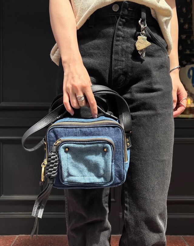 See By Chloe / vintage denim mini shoulder bag.