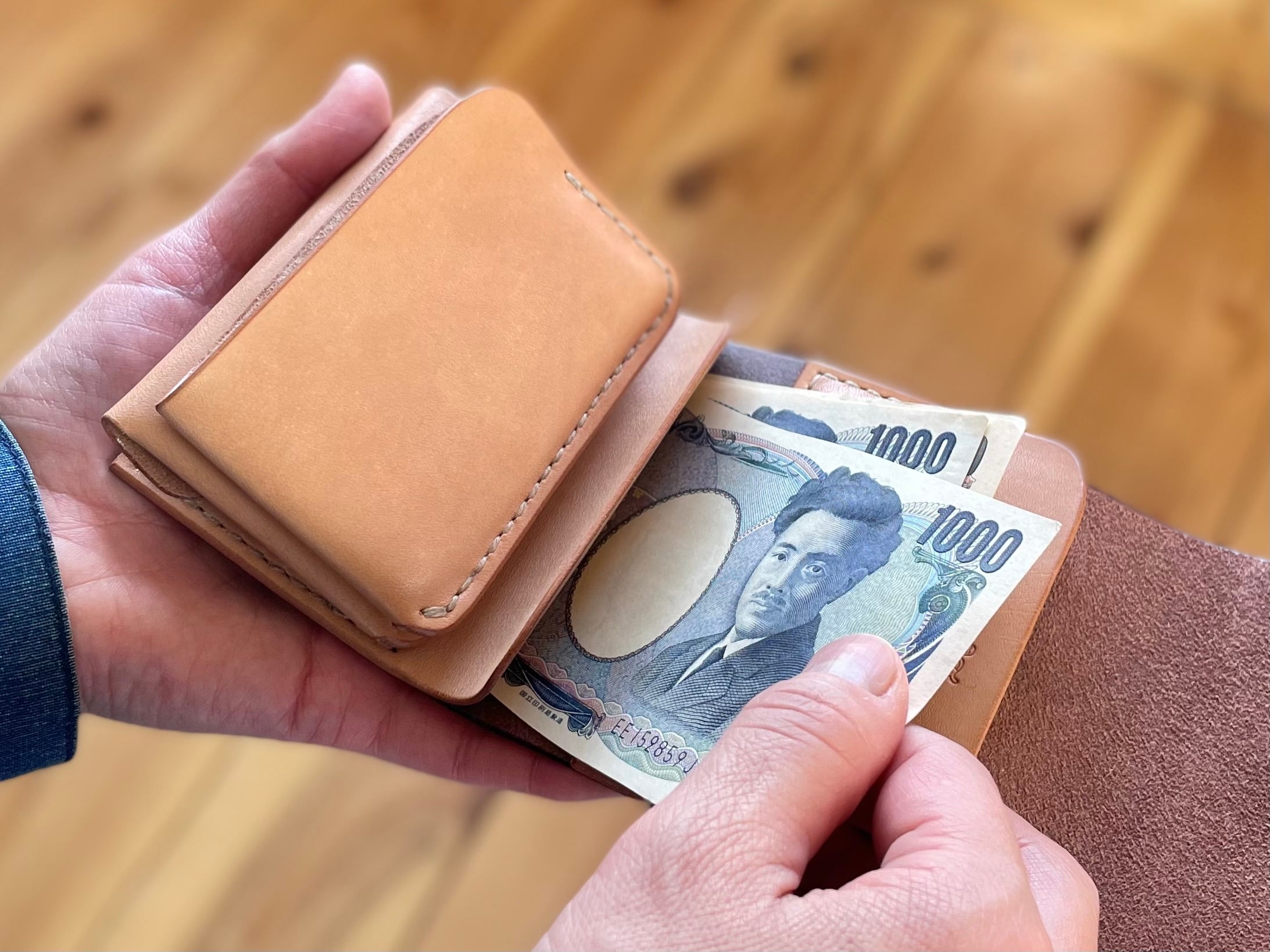 ミニウォレット 刻印サービス付［全10色］Small Wallet［10 colors