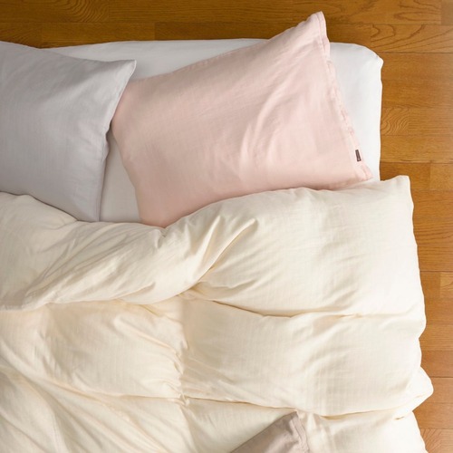 ピロケース（枕カバー）【リラ】 43×63cm 用 ／ 50×70cm 用  ファスナータイプ