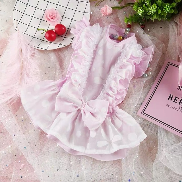リボンフリルワンピース