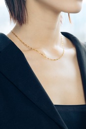 『艶やかな波』 wave necklace