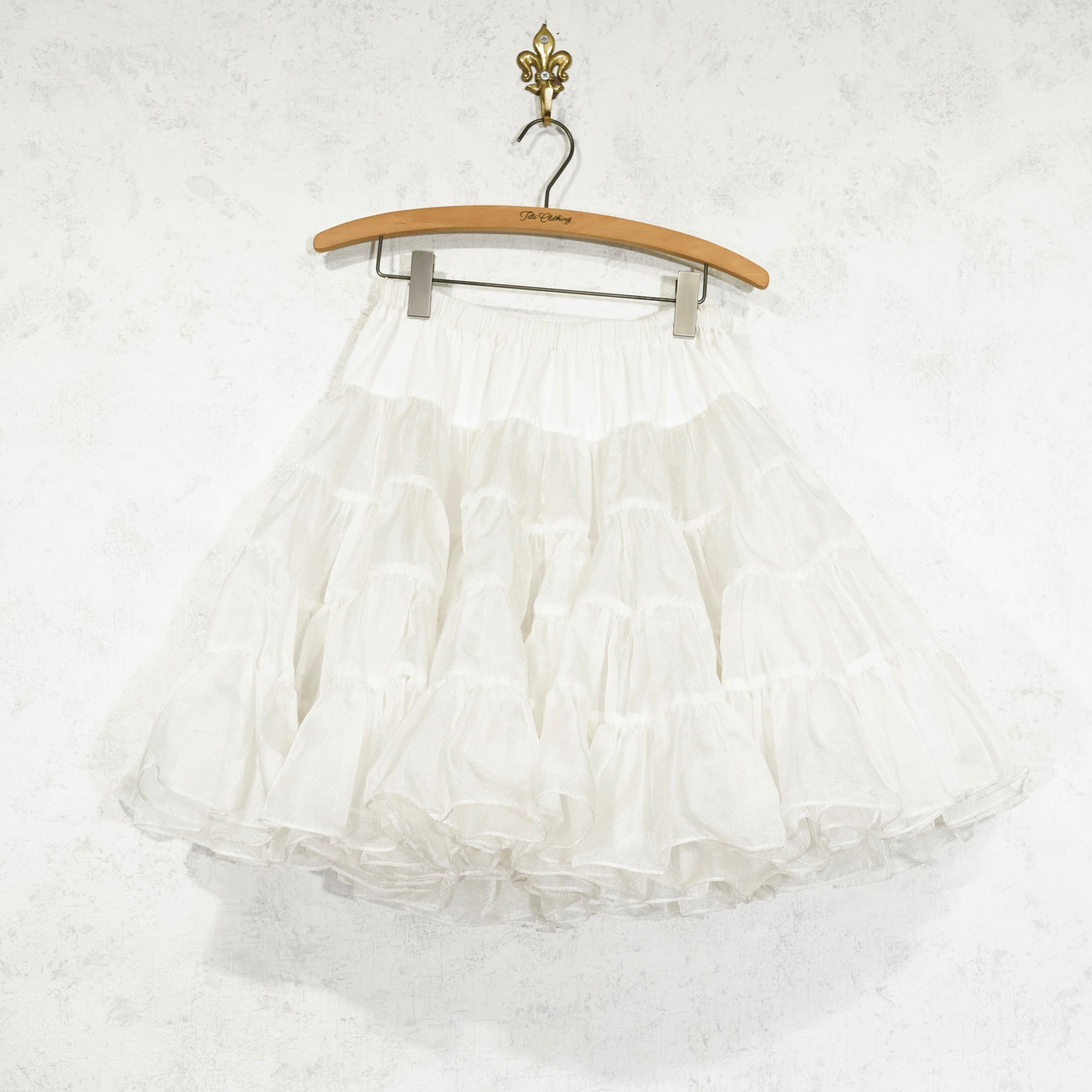 60’s? USA VINTAGE アメリカ古着シースルーデザインパニエスカート 60's? USA VINTAGE アメリカ古着シースルーデザインパニエスカート