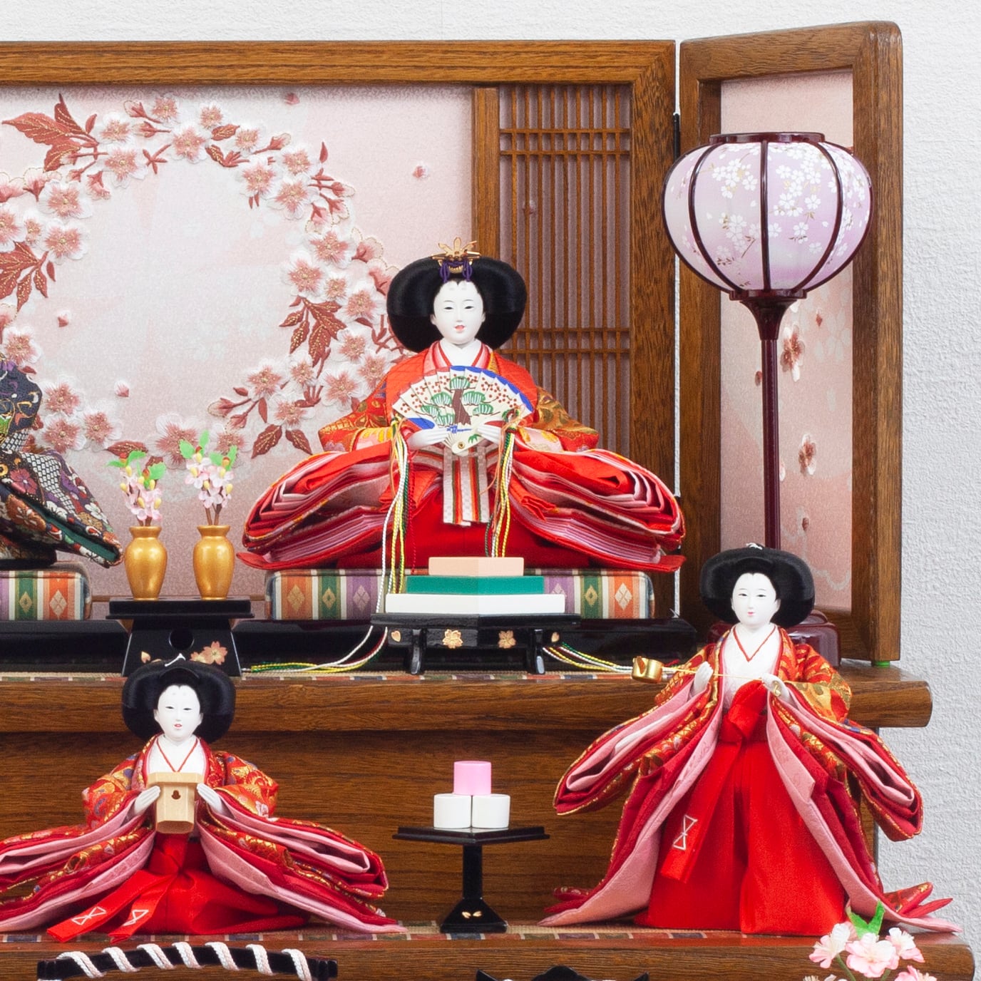 雛人形＜三段飾り＞高野｜ひな人形 | 【公式】人形のはなふさ