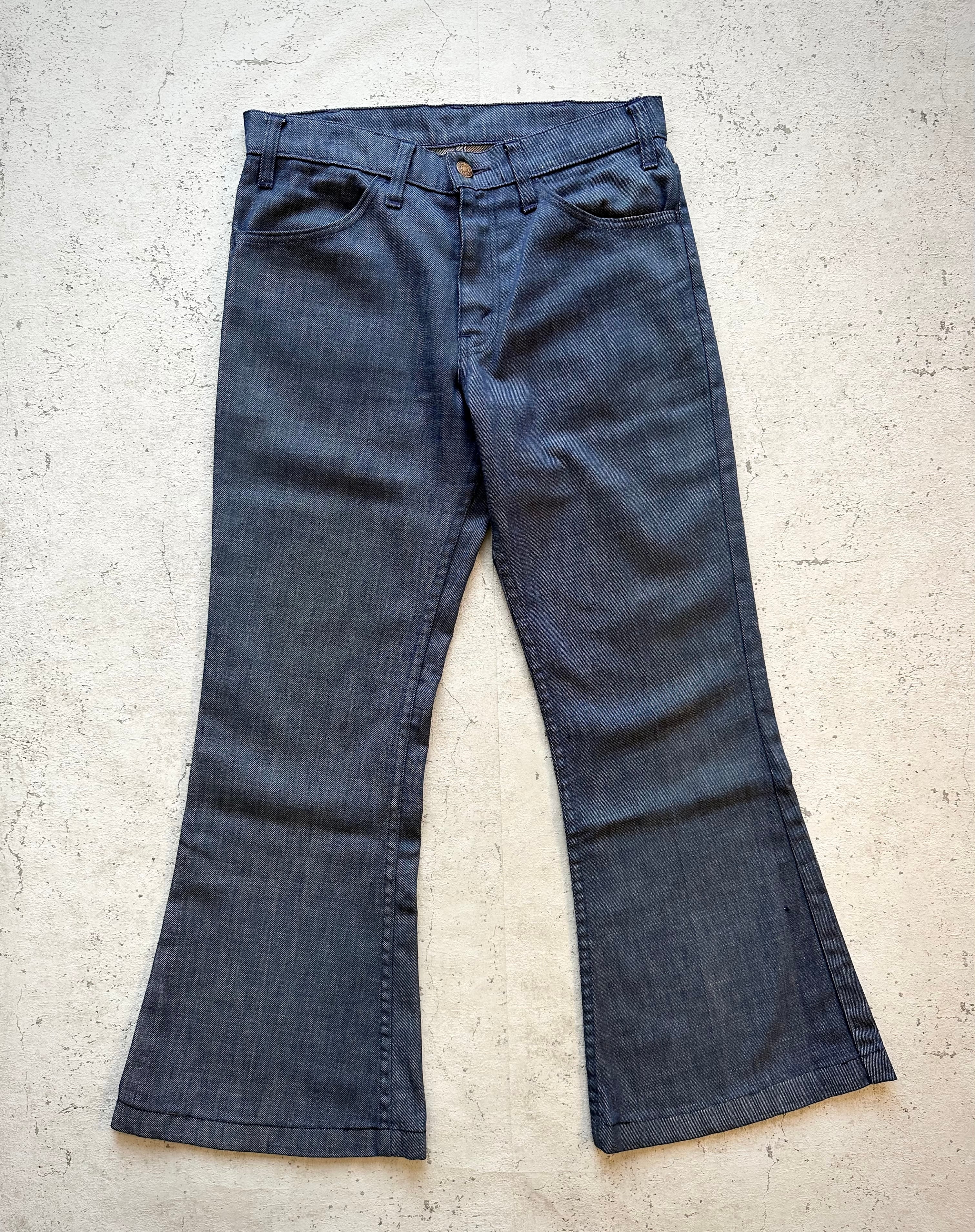 70s LEVI'S 656 Big-E STA-PREST BELL BOTTOM DENIM OLD VINTAGE