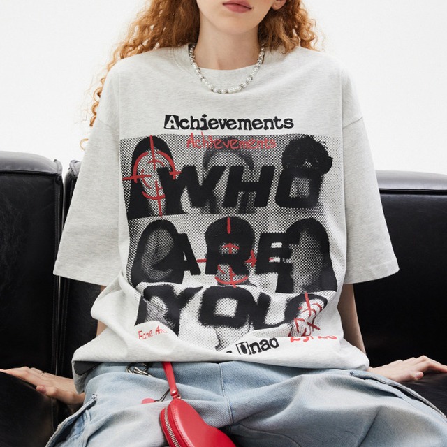 portrait graphic short-sleeve tee　ポートレートグラフィック半袖ティー　J2080