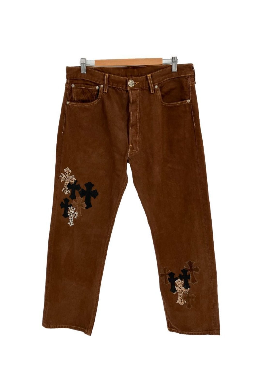 CHROME HEARTS クロムハーツ Levi's 501 Cross Patch Denim Pants 