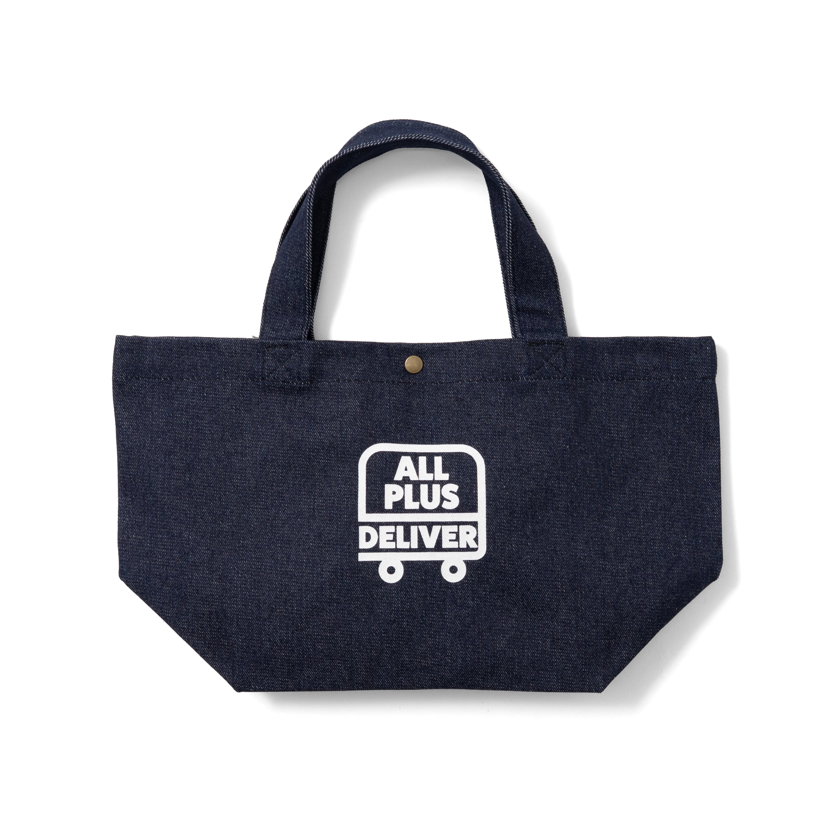 ALPSDR SMALL LOGO DENIM TOTE BAG