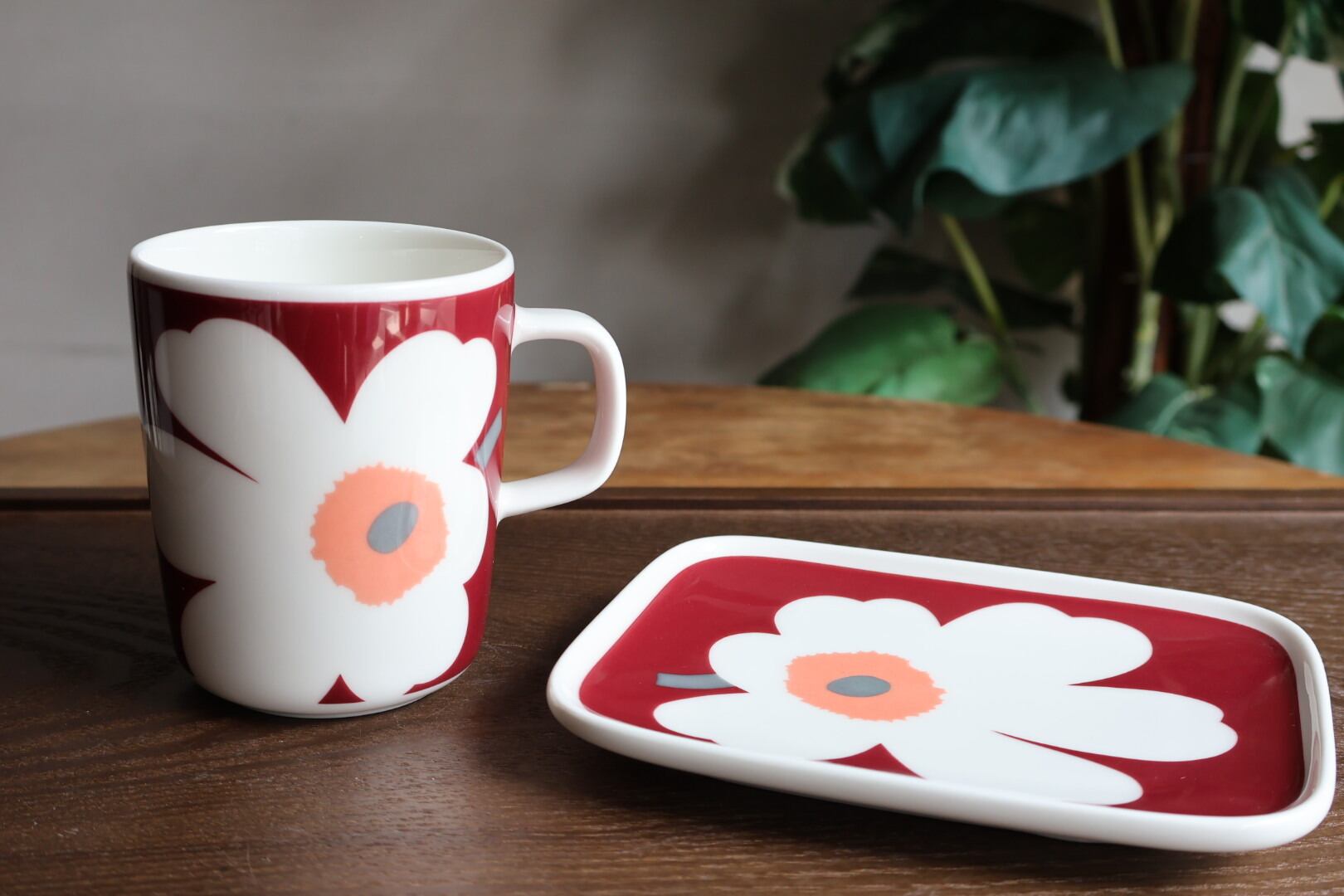 マリメッコ marimekko Unikko 60th マグカップ&プレートセット