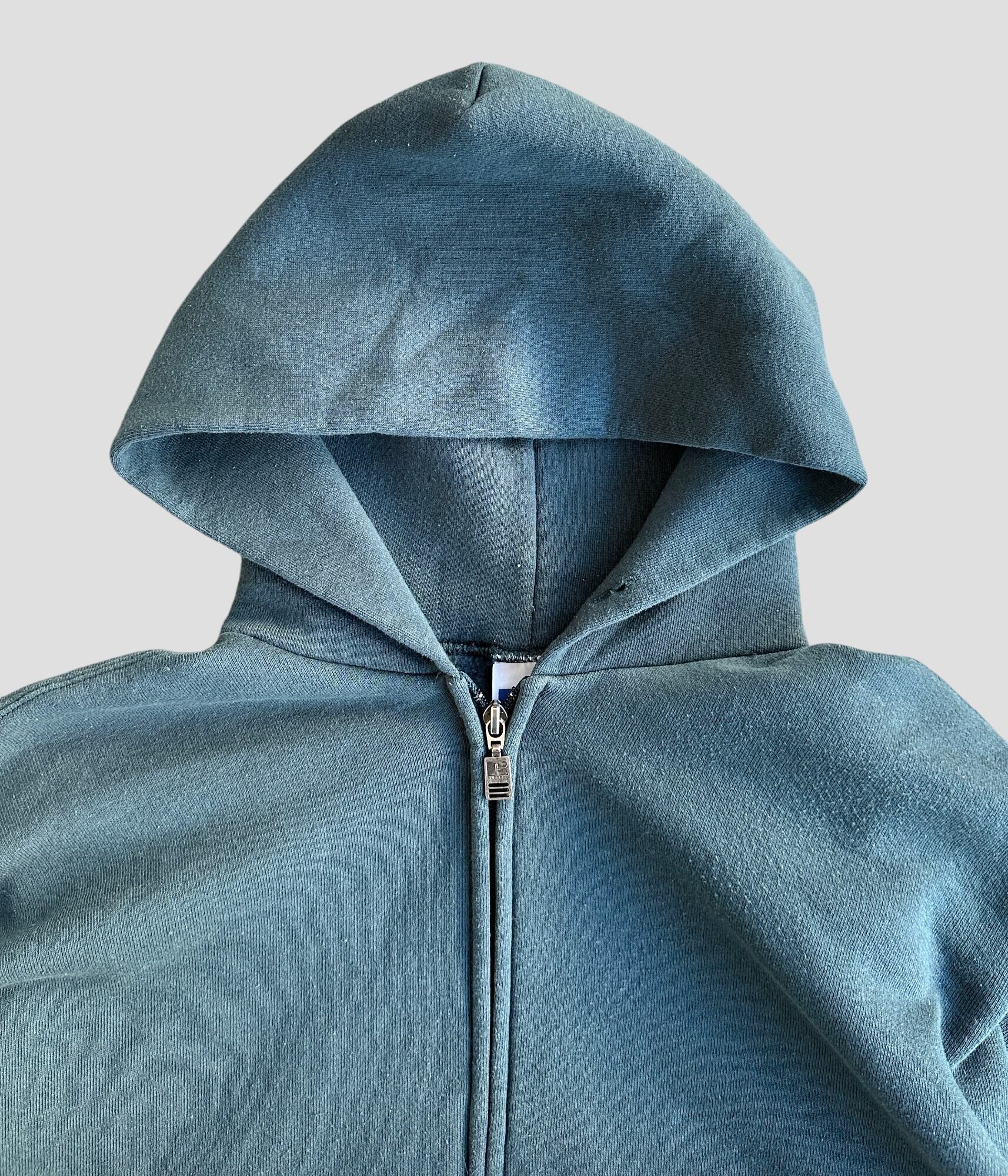Russell Athletic- Vintage 90s XXL Zip Up Hoodie | BEGGARS BANQUET 