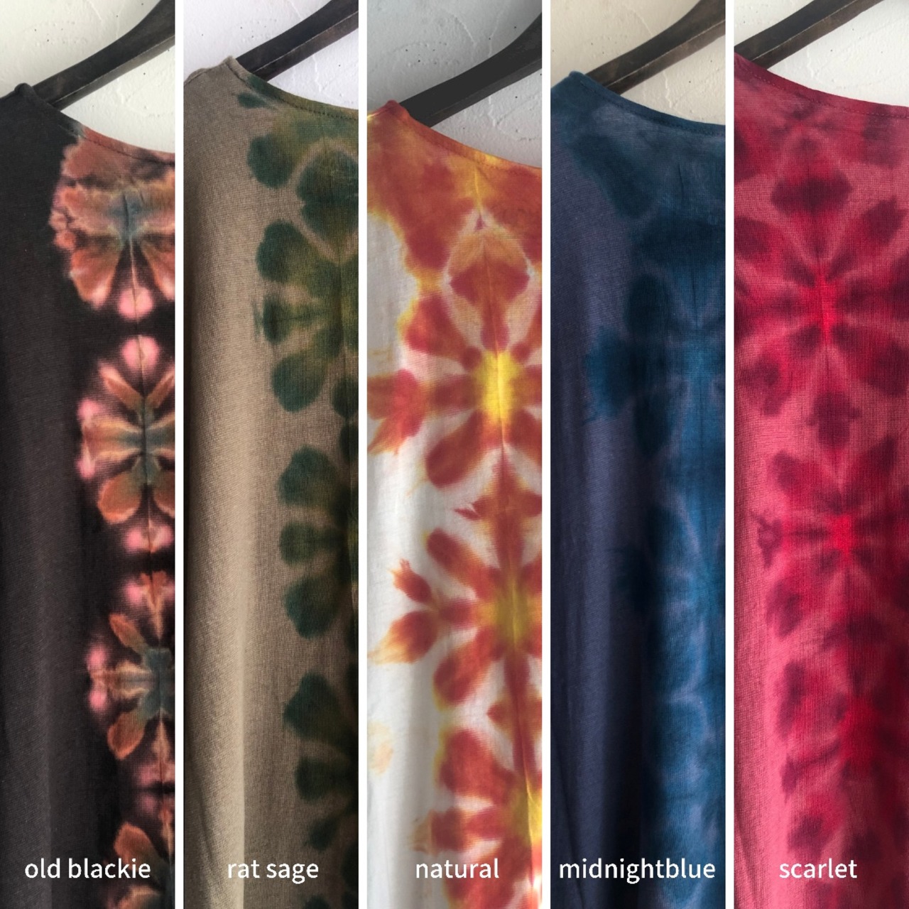 A HOPE HEMP | バンブー天竺《ヘンプ × コットン×バンブー》 Bamboo Knit Tee タイダイ 5色