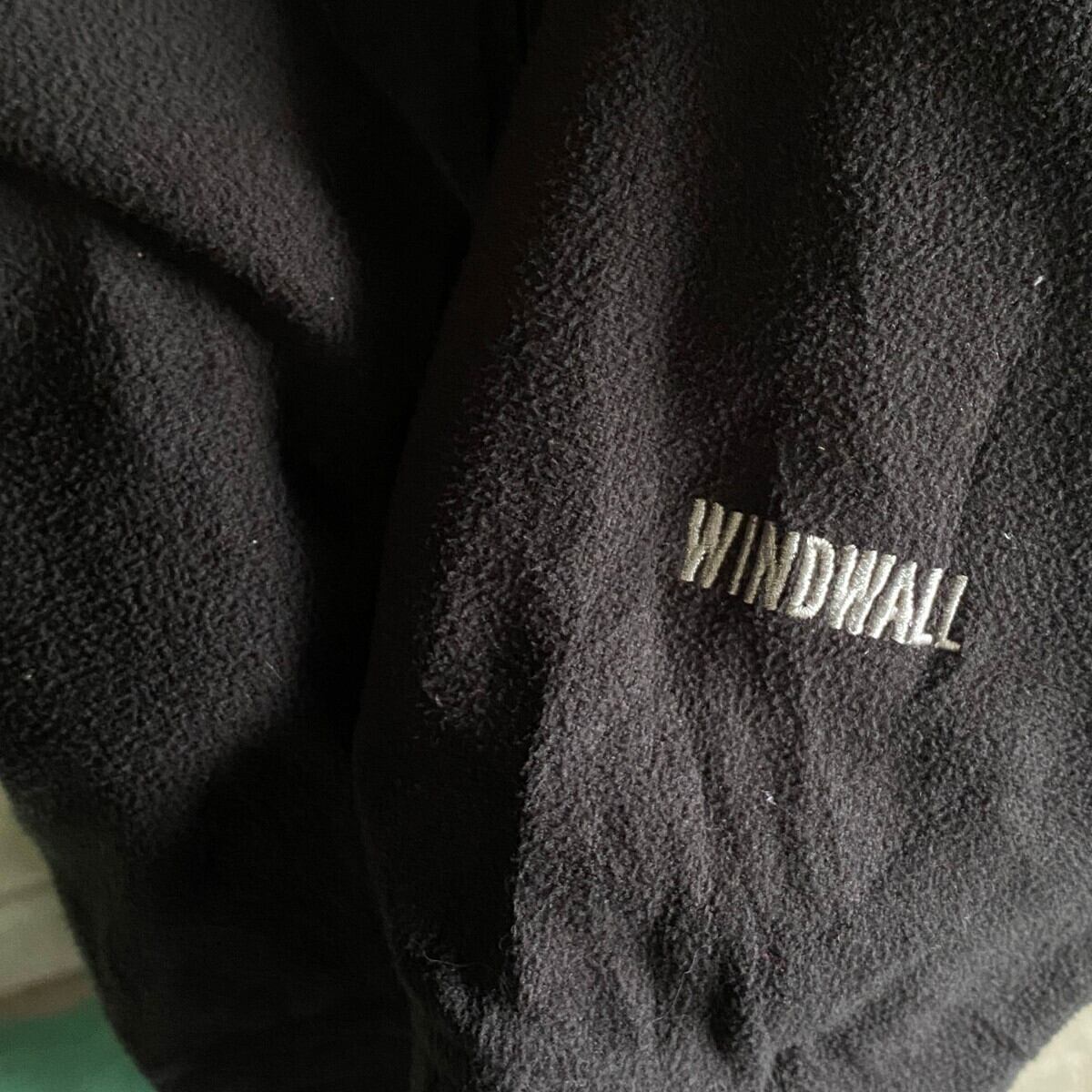 ザ ノースフェイス WINDWALL 企業ロゴ刺繍 フリースジャケット メンズL