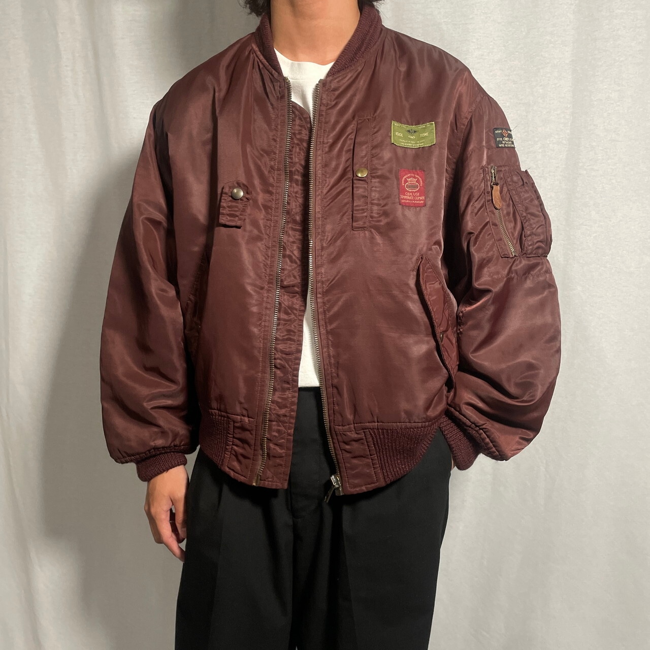 イタリア製 CiAO SPORTSWEAR MA-1タイプ ミリタリー フライト 