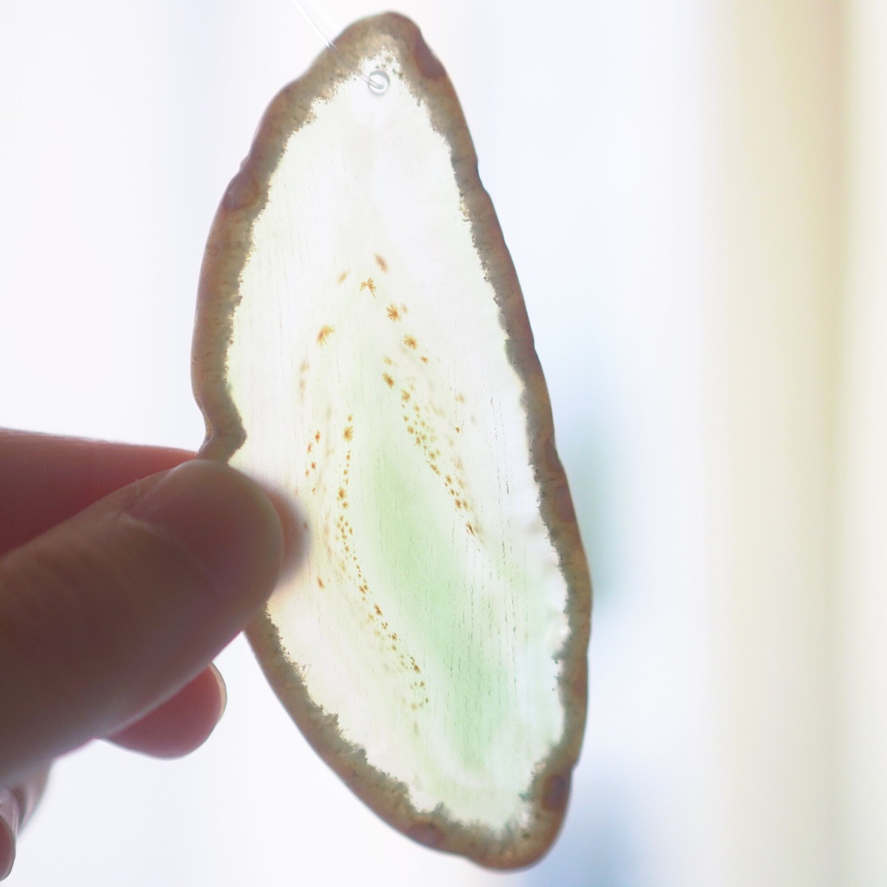 KINMOKUSEI 02 - アゲートヒーリングチャイム / Agate Sun Catcher Wind Chime 152