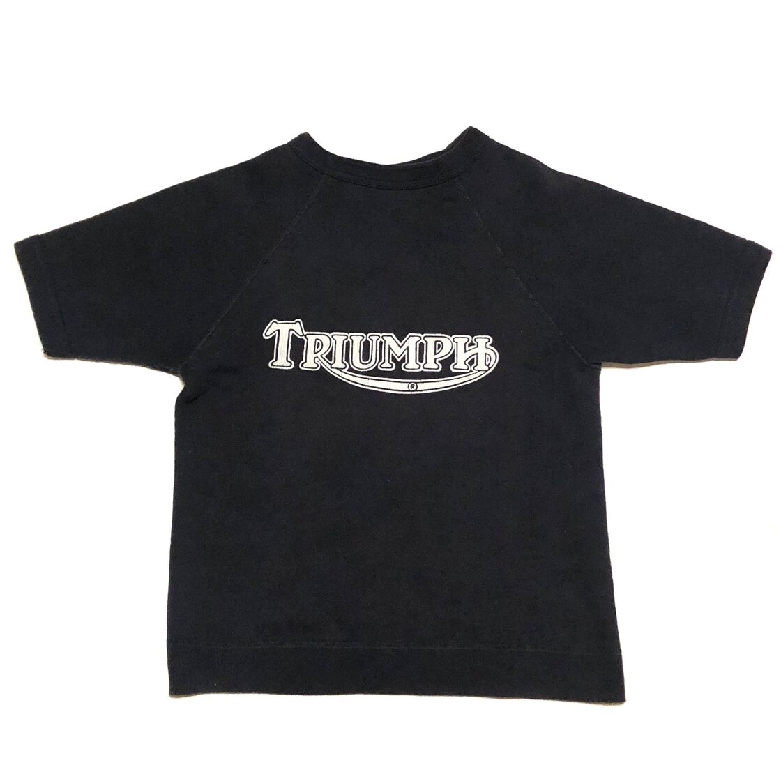 60s 70s ヴィンテージ トライアンフ 半袖スウェット TRIUMPH Black 