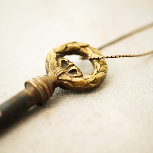 【FRENCH ANTIQUE】KEY CHARM NECKLACE / C