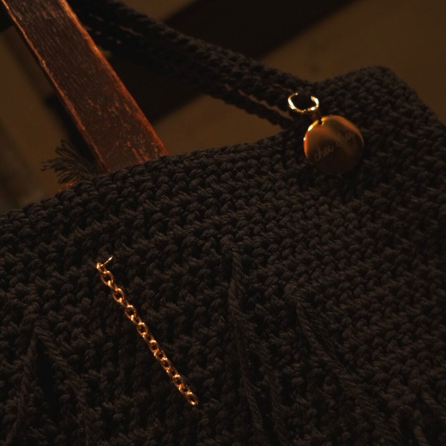 Fringe tote bag / Large