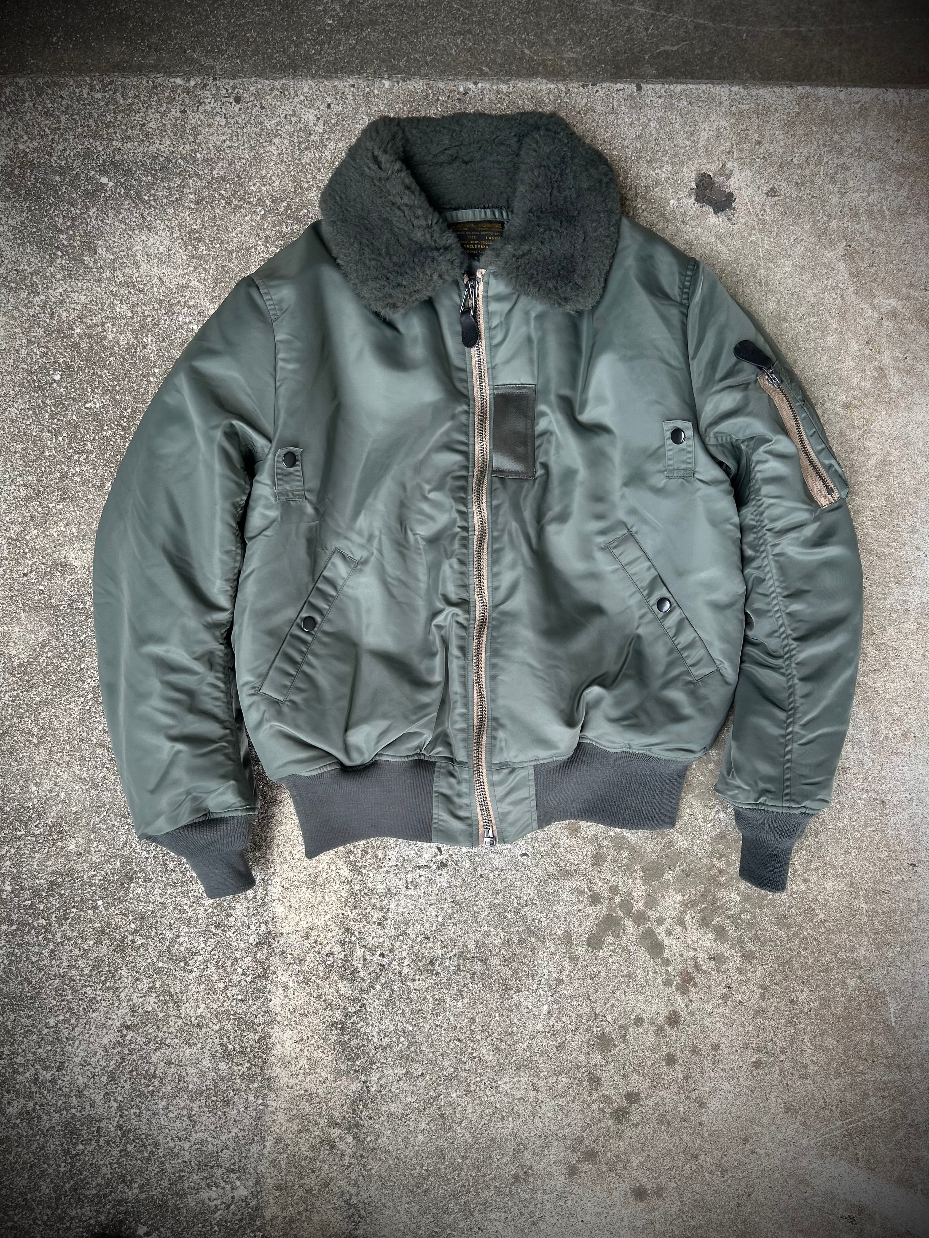 B-15D フライトジャケット サイズ42 グレー Amazon | [WAIPER] 米軍 B-15D MOD フライトジャケット TEST SAMPLE