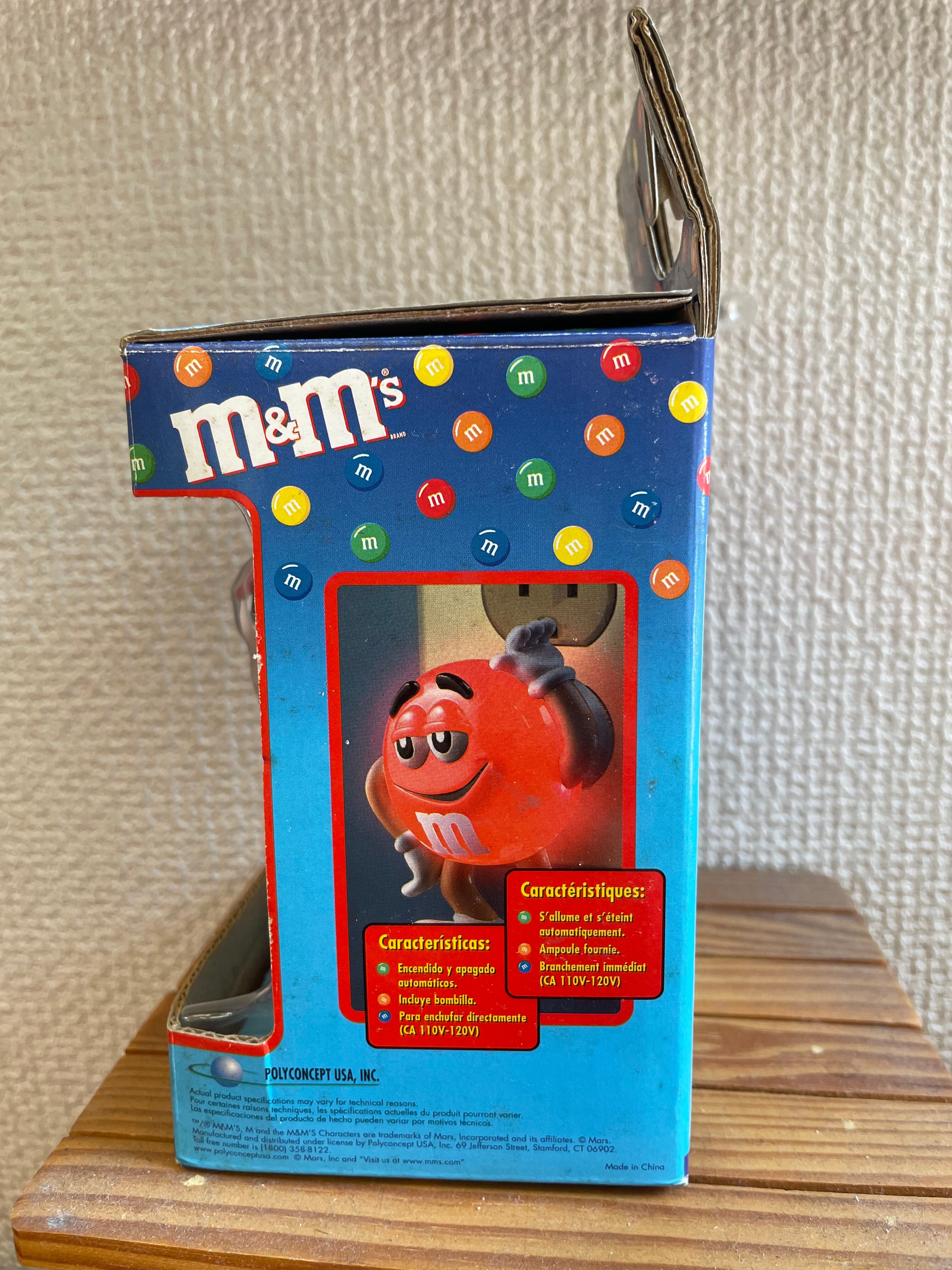 NY直輸入 エムアンドエムズ m&m 's センサーライト Red/Yellow NY直輸入 エムアンドエムズ m&m 's センサーライト Red/Yellow