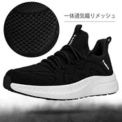 [Feethit] レディーススニーカー ランニングシューズ 通気軽量滑り止 スリッポンカジュアル ジム通勤通学旅行日常お洒落運動靴ジョギング