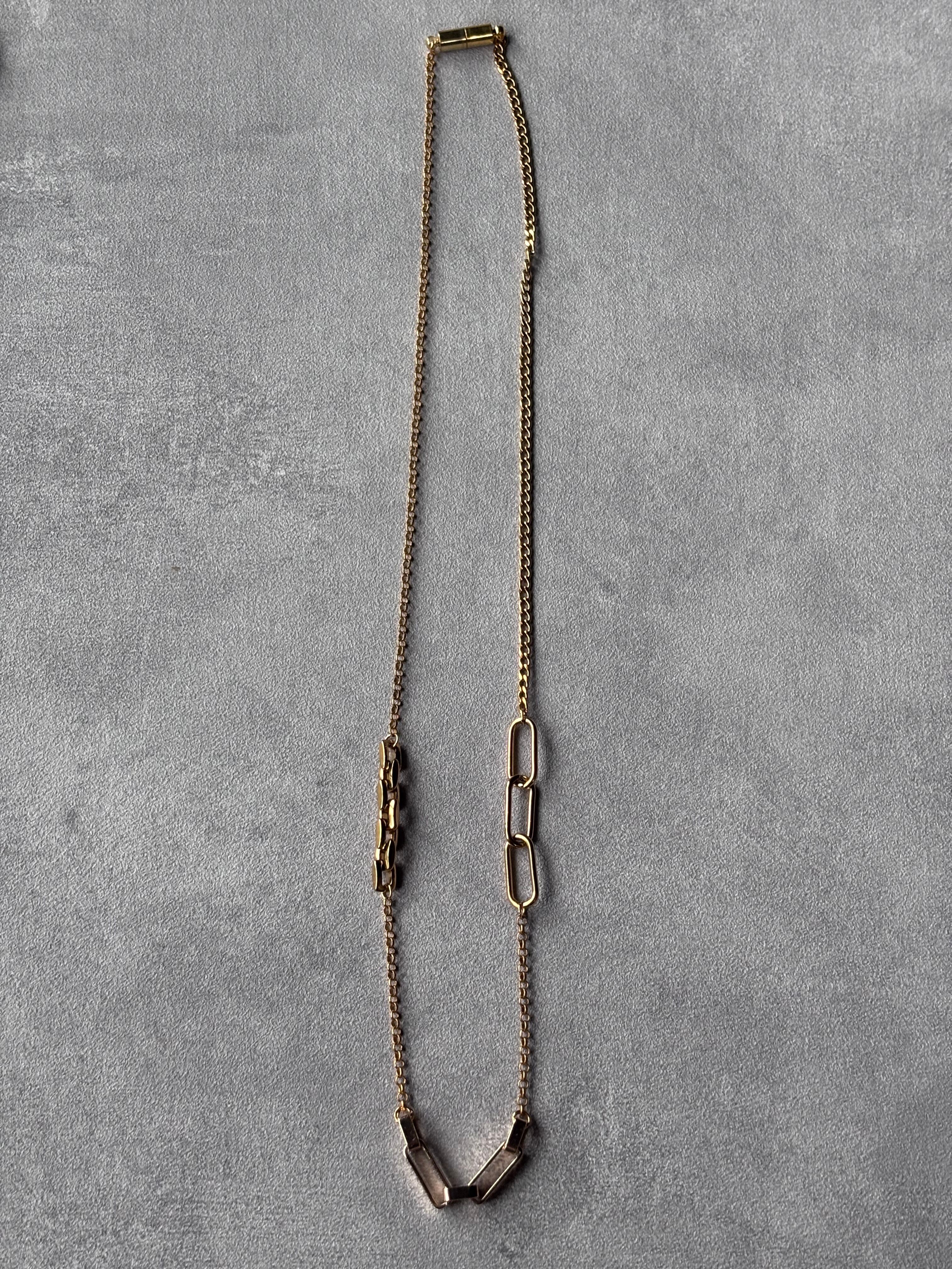 ヴィンテージ イタリアンシルバー ロープチェーン ネックレス