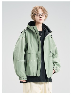 Y.M.ORIGINAL アーバンブロックレイヤードアウター