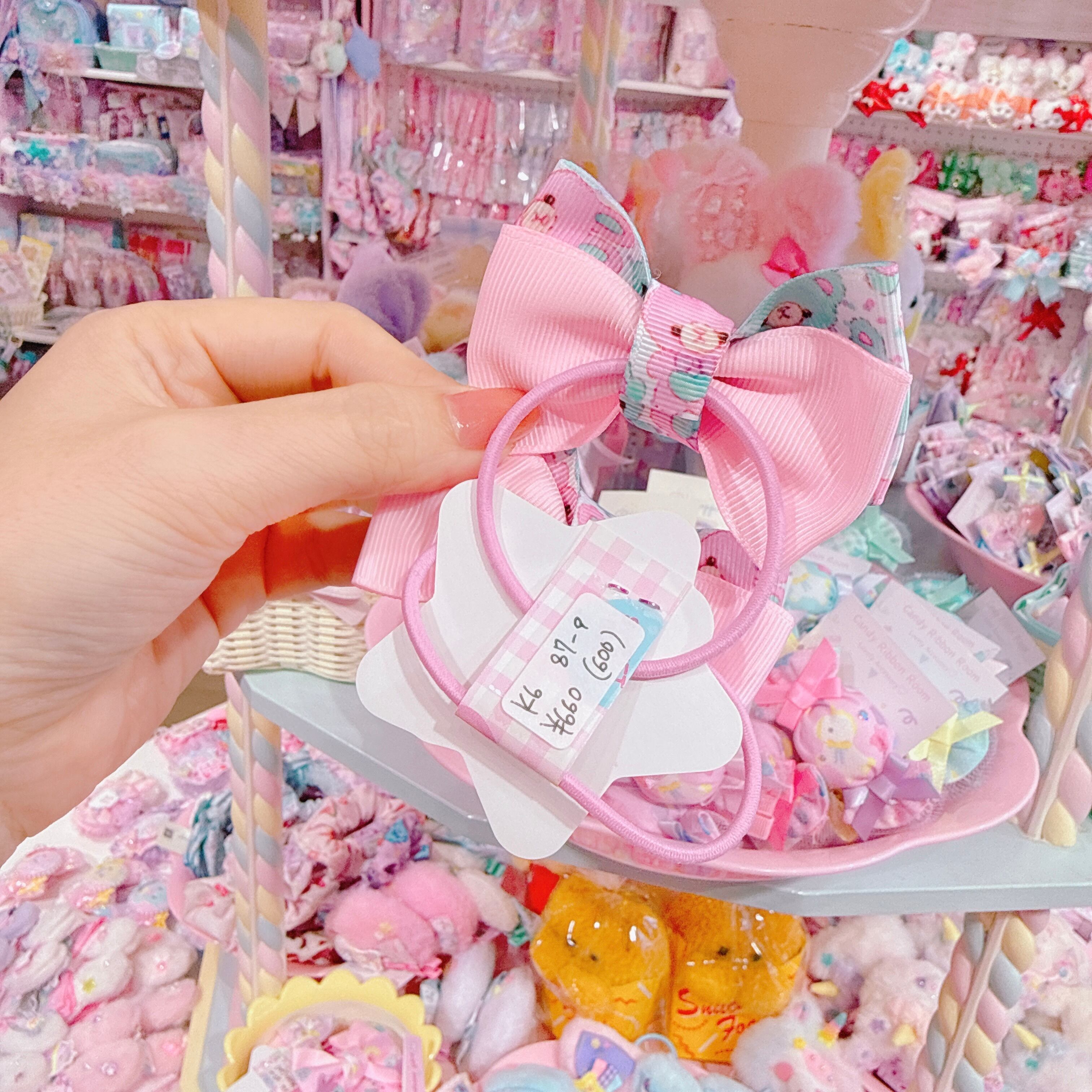 【K6】87-9シンプルツインヘアゴム