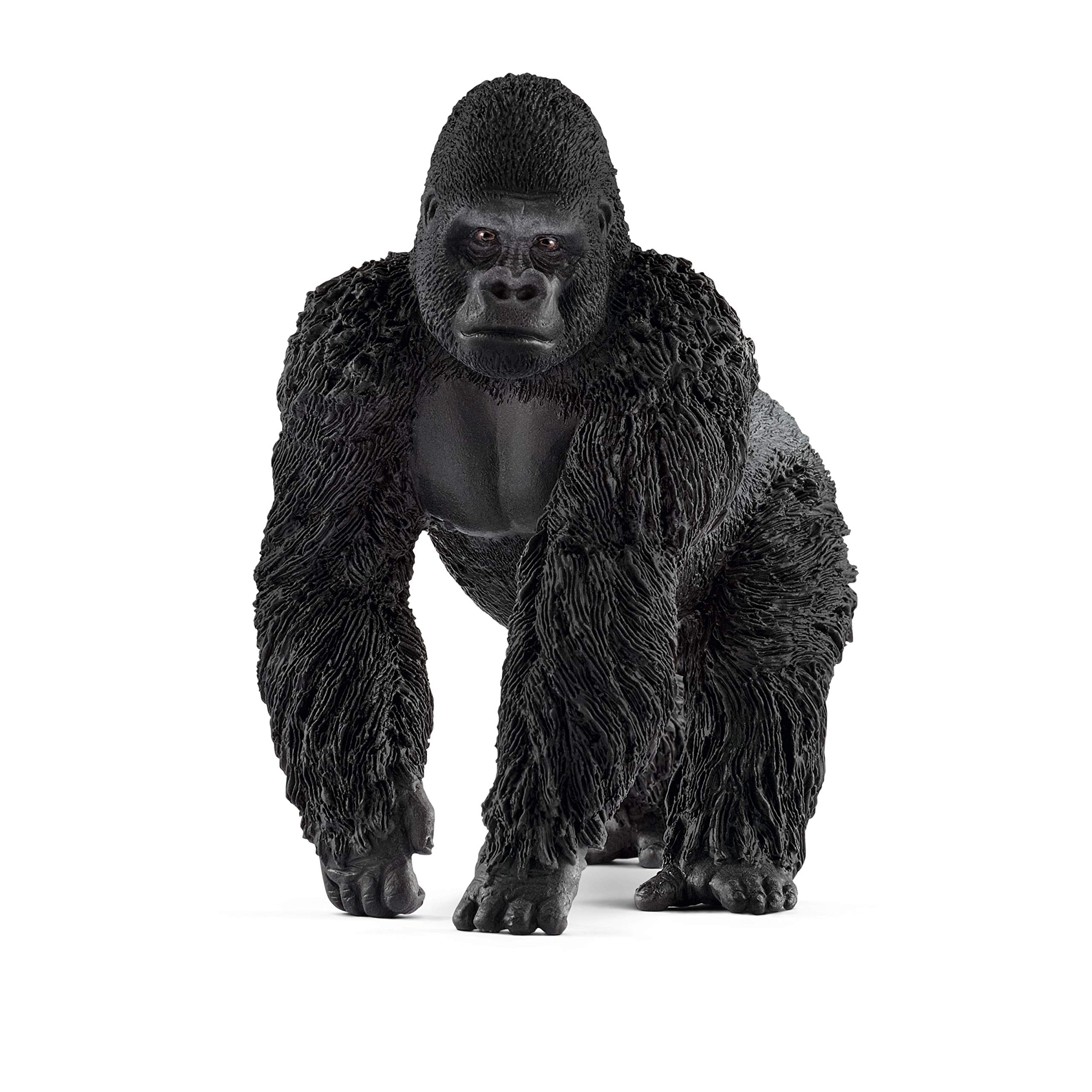 ゴリラストライプフィギュア　ティムツイ SCHLEICH シュライヒ ワイルドライフ ゴリラ(オス) フィギュア 14770