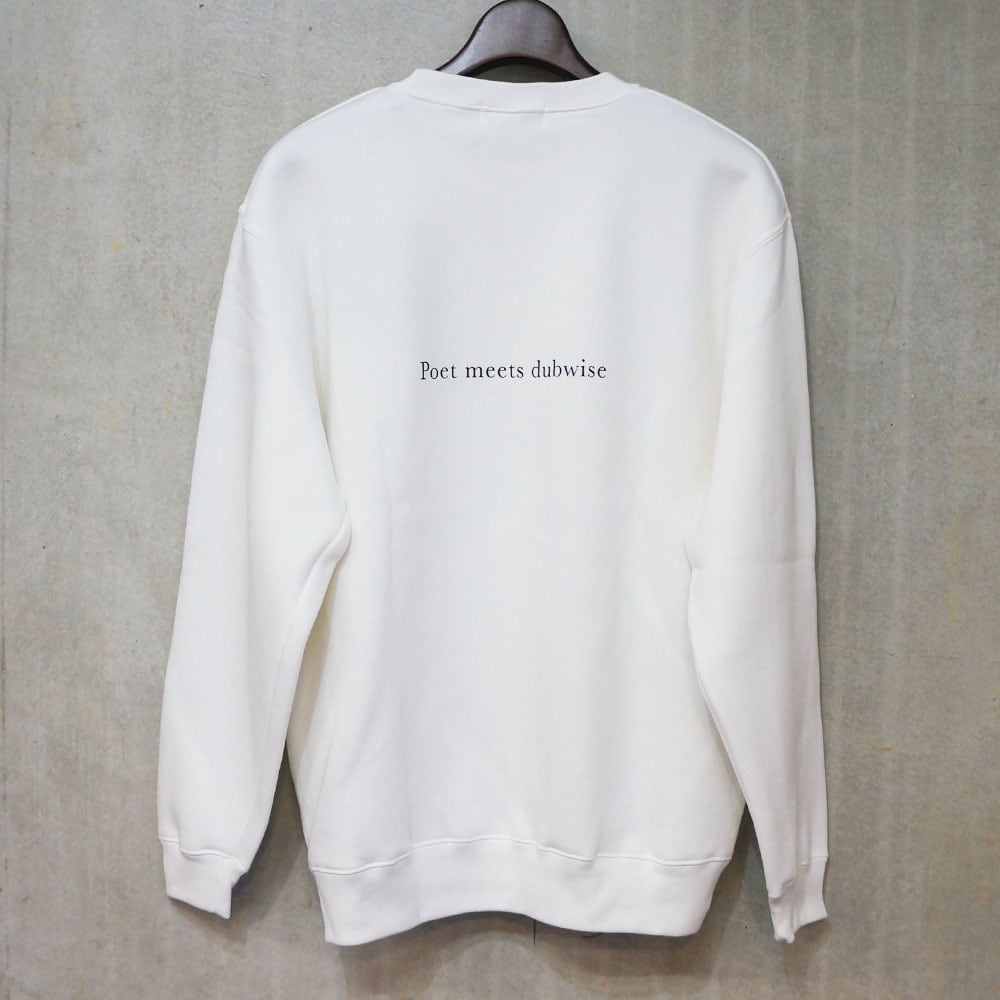 POET MEETS DUBWISE(ポエットミーツダブワイズ) A FOLK Sweat -WHITE- スウェットシャツ ホワイト