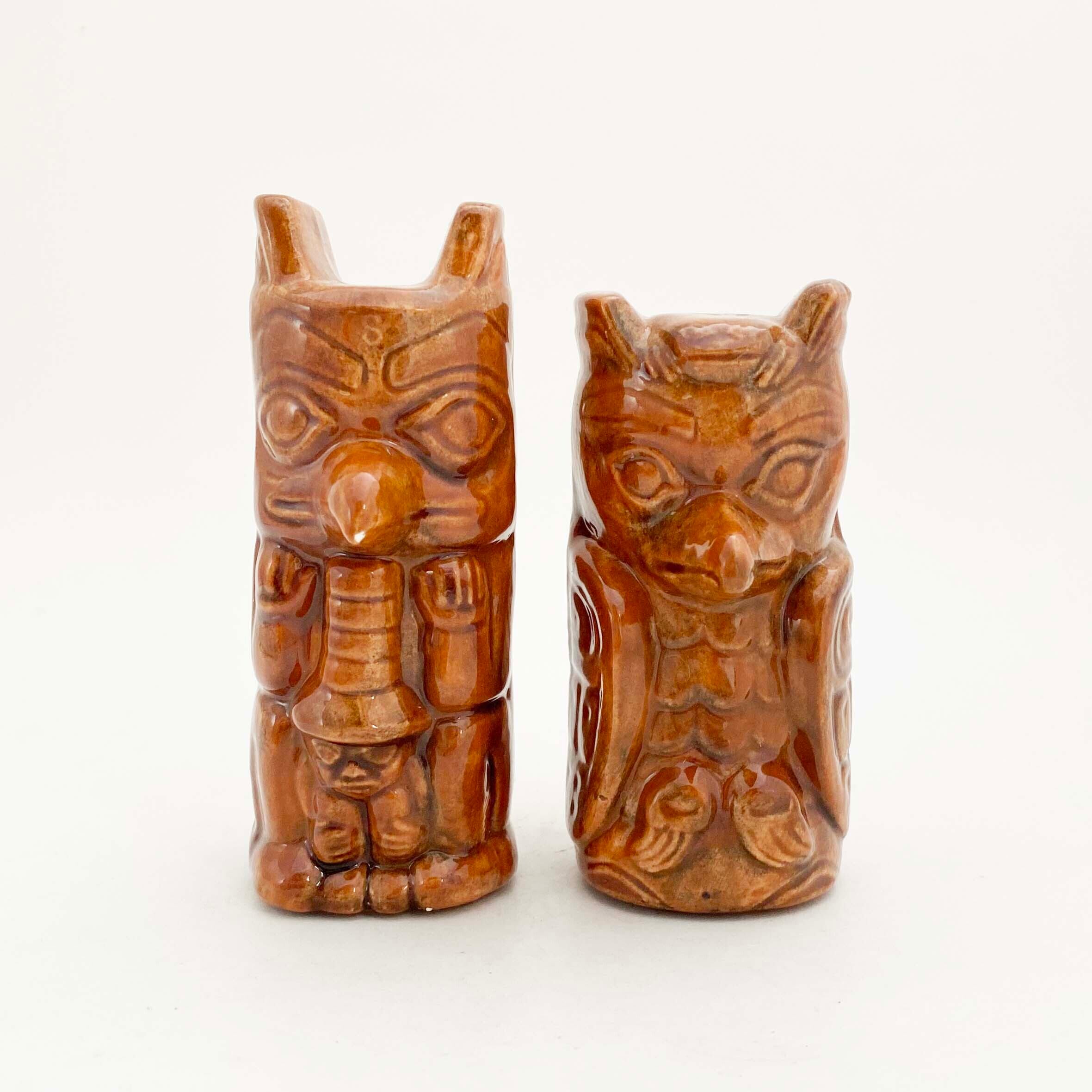 トーテムポール・ソルト＆ペッパー（陶器単色）