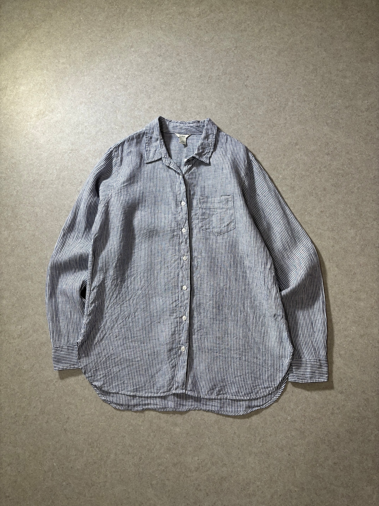 00s L.L.Bean linen shirt