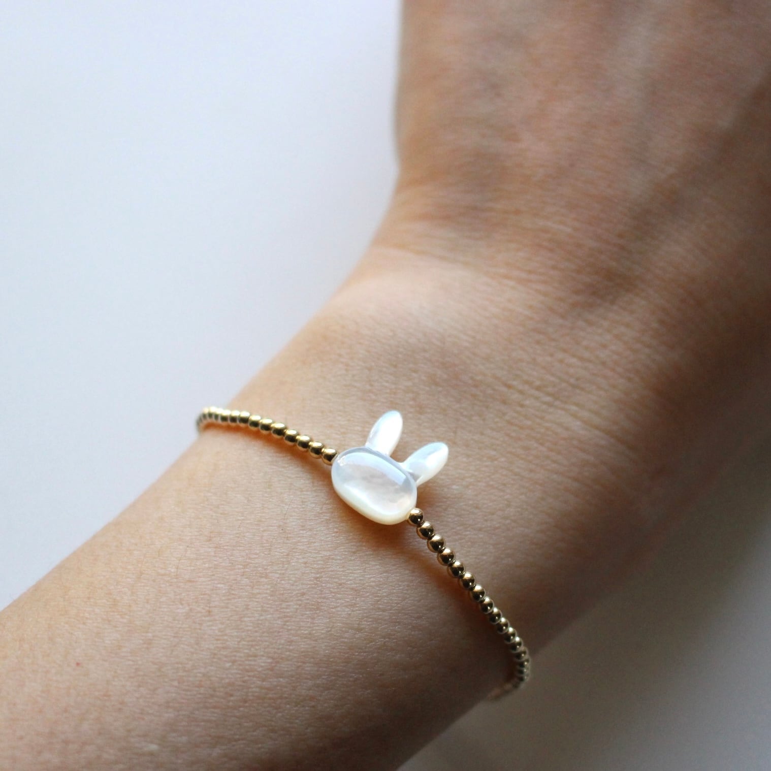 白うさぎブレスレット | OpenYourAppetite!PARIS