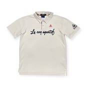 le coq sportif GOLF ルコック スポルティフ ゴルフ 襟裏チェック柄 半袖 ドライ ポロシャツ サイズ LL /ホワイト/スポーツ/メンズ