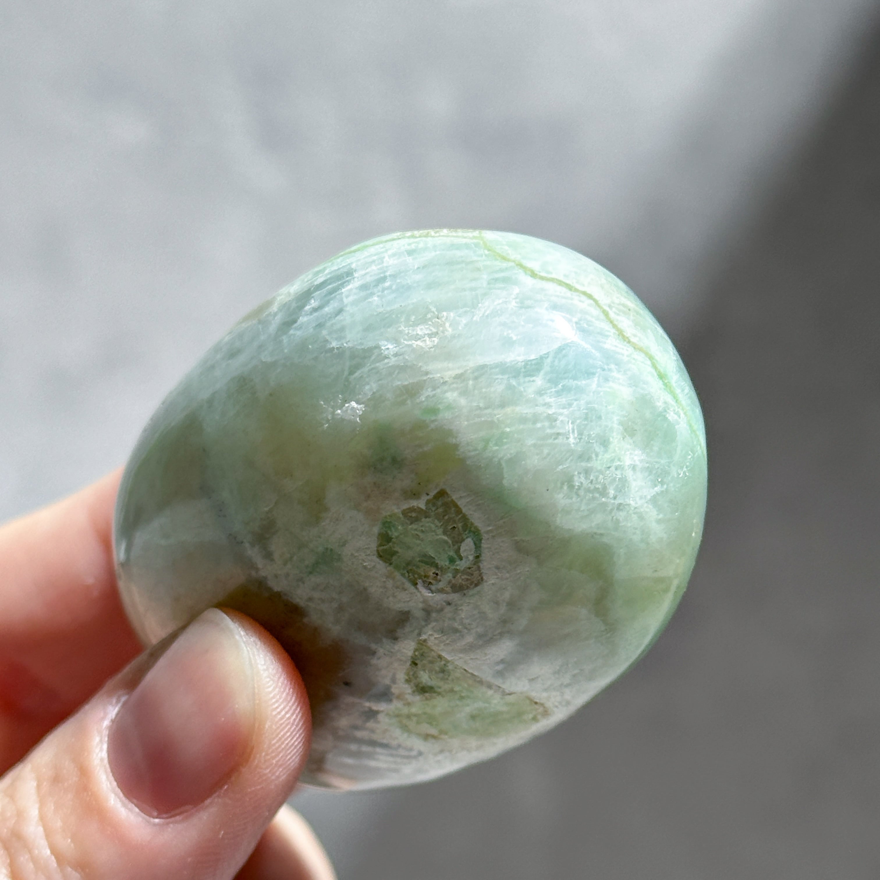 ガーニエライト パームストーン14◇ Garnierite ◇天然石・鉱物