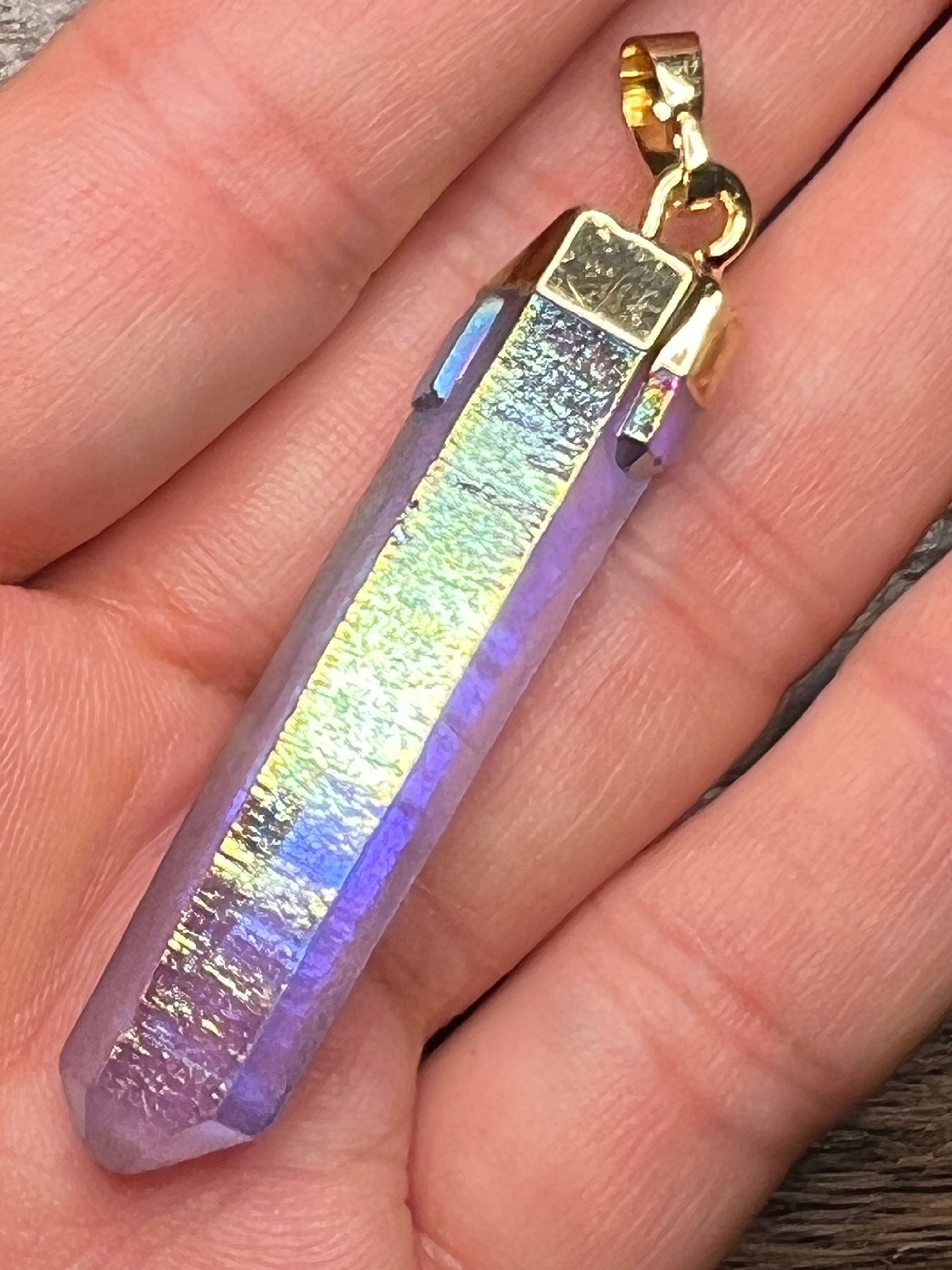 【マジカル】パープルコーティングポイントペンダント B