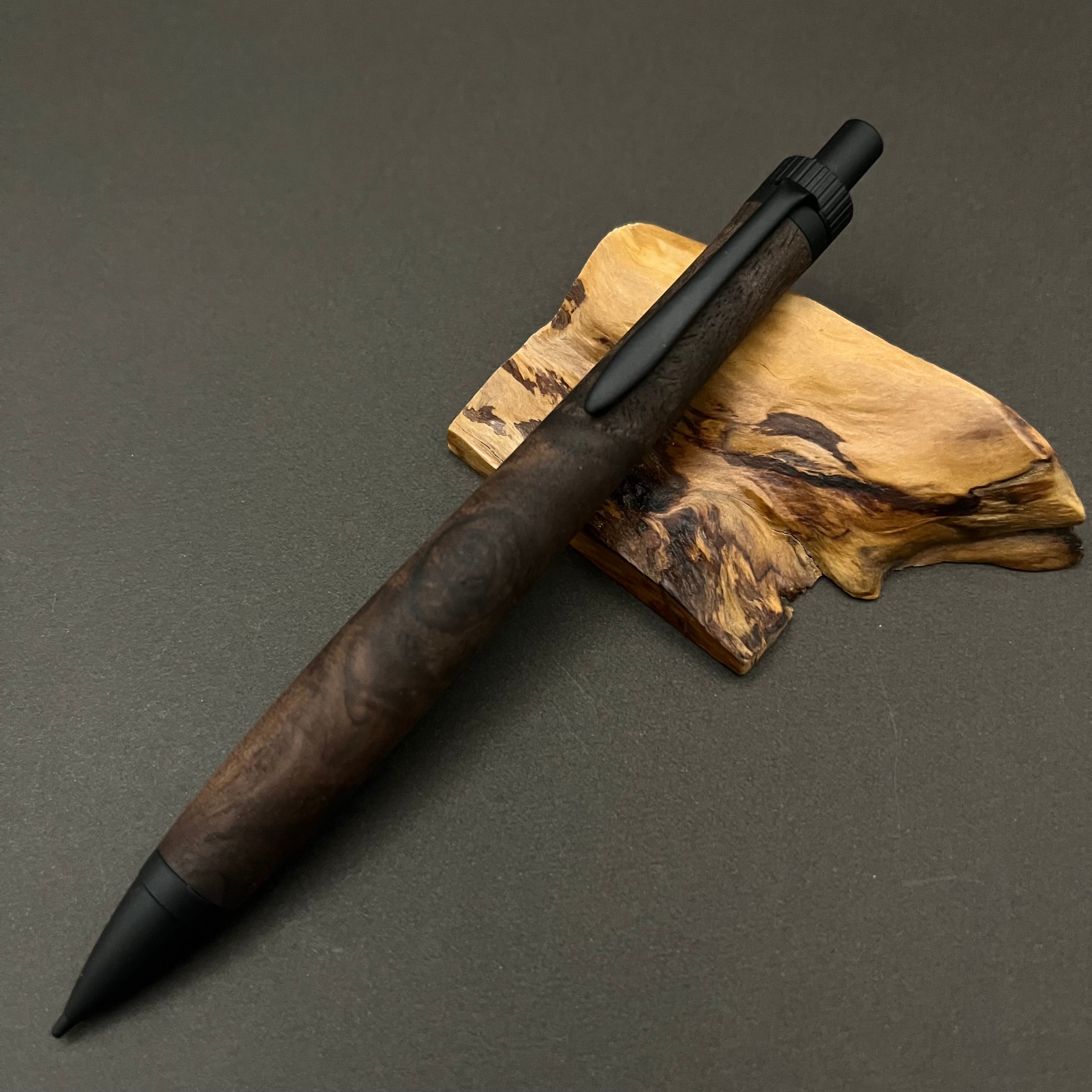 やまだ工房 木軸シャープペンシル ウッドペンクラフト】杉杢 木軸