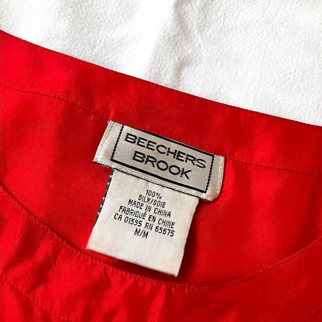90s ヴィンテージ トップス ブラウス シャツ 肩ボタン シルク 